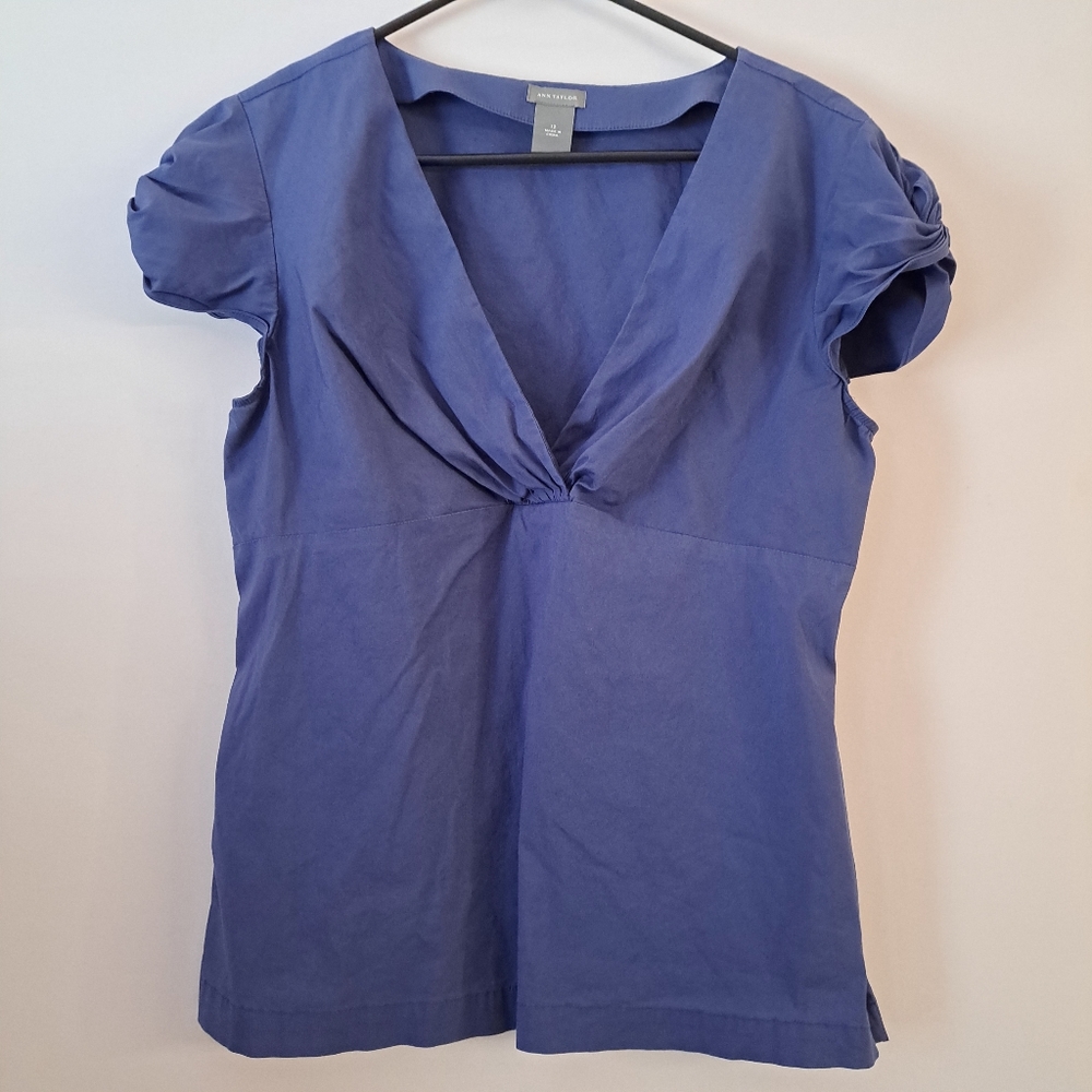Ann Taylor Blue Shirt